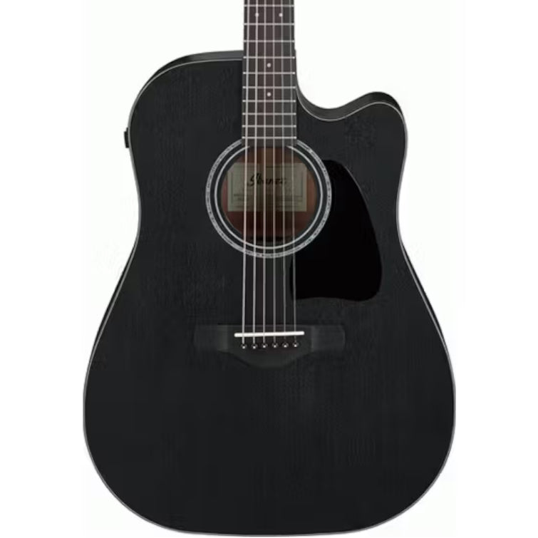 Ibanez AW1040CEWK Guitar – Open Pore Weathered Black – MusicHub