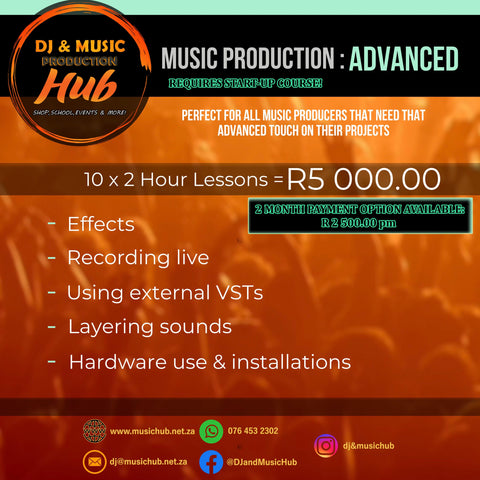 ADVANCED MUSIC PRODUCTION COURSE