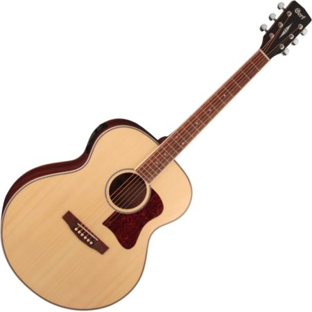 Cort CJ-MEDX Jumbo Acoustic-Electric Guitar – Natural