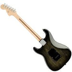 Fender Squier Affinity Series Stratocaster FMT HSS Electric Guitar, Maple Fingerboard, Black Burst