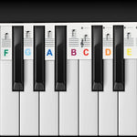 Removable Silicone Piano Notes Guide