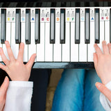 Removable Silicone Piano Notes Guide
