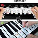 Removable Silicone Piano Notes Guide