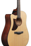Ibanez AAD170LCE Left Handed Acoustic Guitar w/ EQ : Natural Low Gloss
