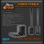 Hybrid PC8LB 8″ Powered Column Array Speaker (Pair)