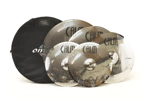 Omete Calm Series Low-Volume Cymbal Pack w Bag