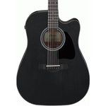 Ibanez AW1040CEWK Guitar – Open Pore Weathered Black