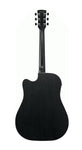 Ibanez AW1040CEWK Guitar – Open Pore Weathered Black