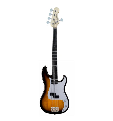 Barros 5 String Precision Bass Guitar - Sunburst