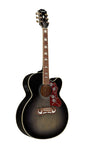 Epiphone J-200 EC Studio - Transparent Ebony Burst