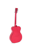 Sigma 000M-1E Metallic Flake Pink Acoustic Guitar