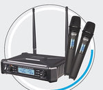 Hybrid U-DV B Dual Handheld UHF Wireless System
