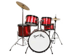 Darestone 5-Piece Rock Size Drumkit – Red