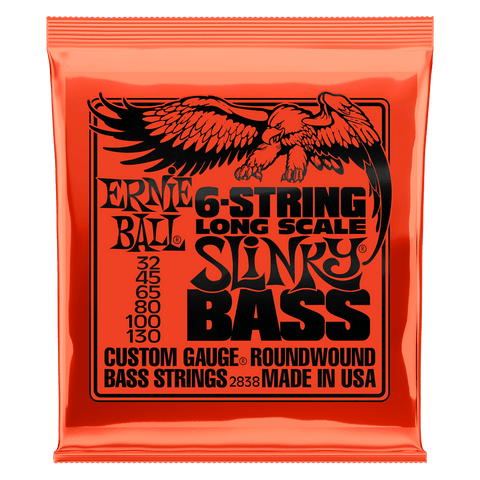 ERNIE BALL 2838 LONG SCALE 6 STRING BASS STRINGS