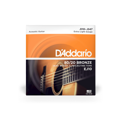 DADDARIO EJ10 Acoustic Guitar STRINGS