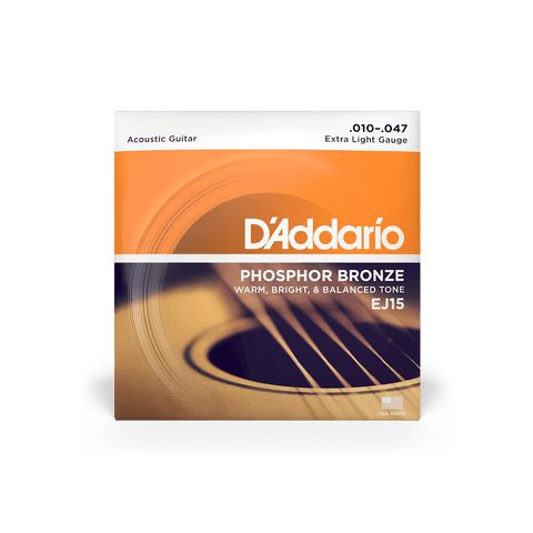 DADDARIO EJ15 Acoustic GUITAR STRINGS